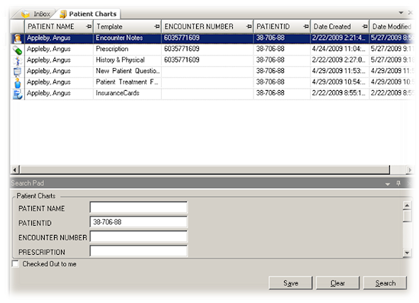 Process automation including search, version control, fax capture